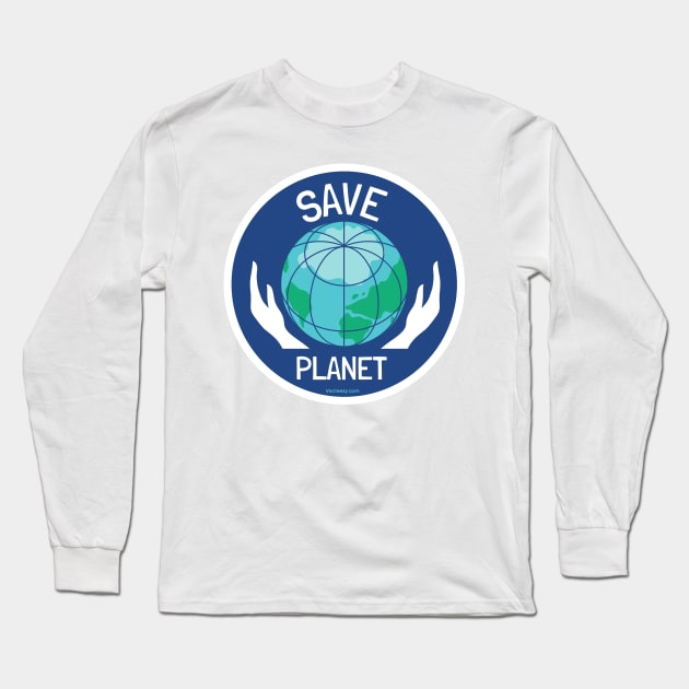 Save the Planet Long Sleeve T-Shirt by Fox1999